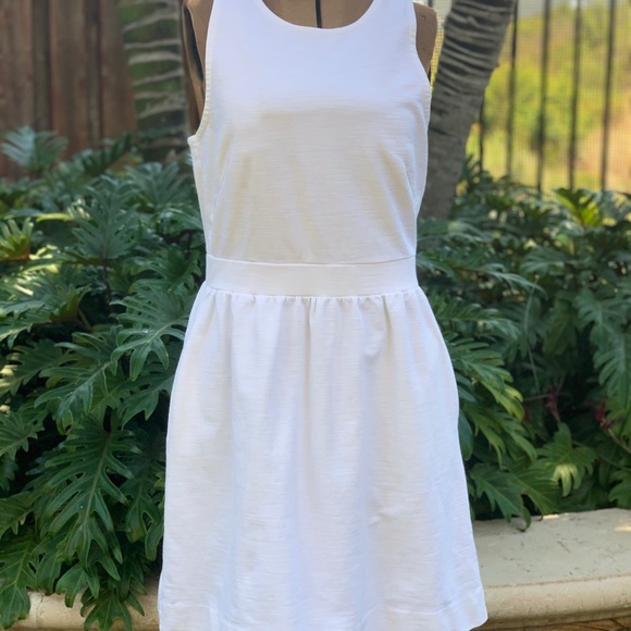 Madewell  A Line Tank Dress White - Picture 3 of 8